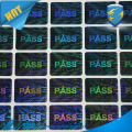 Anti-counterfeit High quality self adhesive pass hologram sticker